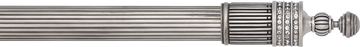 12'' cc Chesapeake Appliance Pull, Clear Crystal, Matte Silver Finish 10054/12/MS
