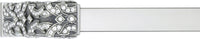 8'' cc Evening Dress 4 Appliance Pull, Clear Crystal, Matte Silver Finish 10335/8/MS