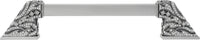 8'' cc Evening Dress 4 Appliance Pull, Clear Crystal, Matte Silver Finish 10335/8/MS
