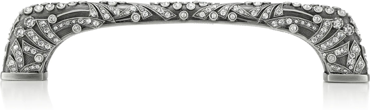 5'' cc Evening Dress 4 Pull, Clear Crystal Antique Nickel Finish 10390AN
