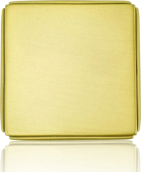 Halton Square Knob, Florentine Gold Finish 10435FG
