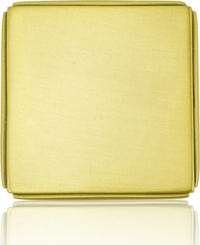 Halton Square Knob, Florentine Gold Finish 10435FG