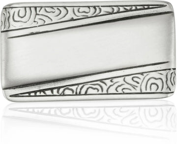 Chester Rectangle Knob, Matte Silver Finish 10503MS