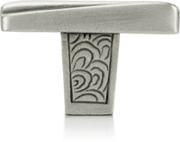 Chester Rectangle Knob, Matte Silver Finish 10503MS
