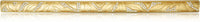 8'' cc Evening Dress 3 Pull, Clear Crystal, Satin Gold Finish 10543SG