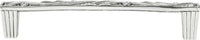 6'' cc Evening Dress 3 Pull, Clear Crystal, Burnish Silver Finish 10544BS