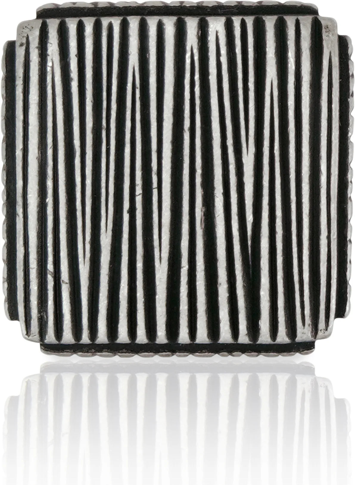 Barnard Square Knob, Artisan Pewter Finish 10634AP