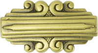 Marseille Oval Knob, Burnish Brass Finish 10661BB