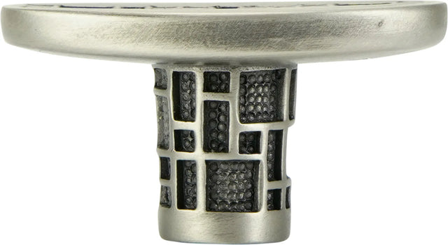 Tile Oval Knob, Antique Nickel 10673AN