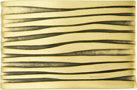 Wave Rectangle Knob, Museum Gold 10685MG