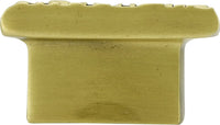 Asymmetrical Knob, Burnish Brass 10716BB