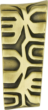 Asymmetrical Knob, Burnish Brass 10716BB