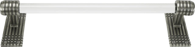 Wilton 30'' Large Towel Bar, Acrylic Handle, Antique Nickel Finish 2100/30/AN