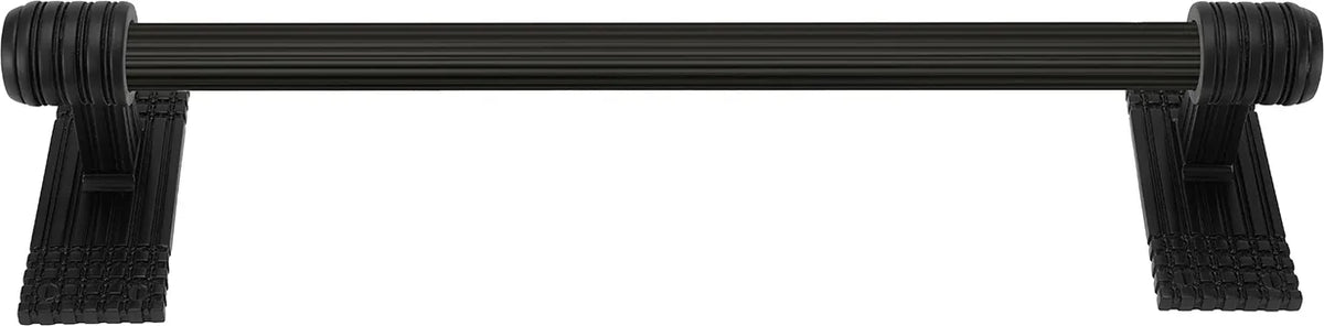 Wilton 24'' Large Towel Bar, Reeded Handle, Matte Black Finish 2100R/24/MB