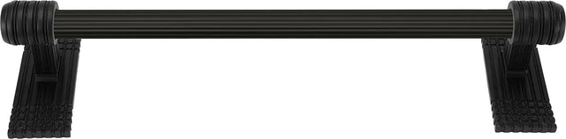 Wilton 24'' Large Towel Bar, Reeded Handle, Matte Black Finish 2100R/24/MB