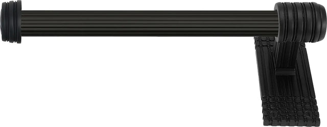 Wilton 8'' Hand Towel Left, Reeded Handle, Matte Black Finish 2111R/MB