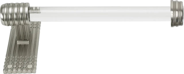 Wilton 12'' Hand Towel Right, Acrylic Handle, Satin Nickel Finish 2114SN