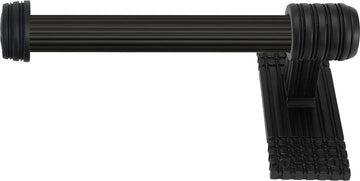 Wilton Tissue Bar Left, Reeded Handle, Matte Black Finish 2115R/MB