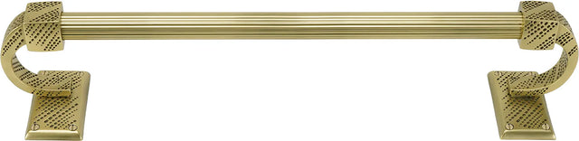 Sutton 30'' Towel Bar, Reeded Handle, Florentine Gold Finish 2200R/30/FG