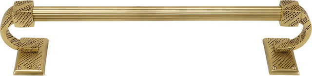 Sutton 18'' Towel Bar, Reeded Handle, Museum Gold Finish 2200R/18/MG