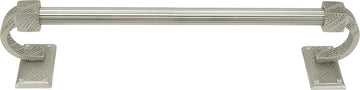 Sutton 18'' Towel Bar, Reeded Handle, Satin Nickel Finish 2200R/18/SN