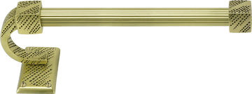 Sutton 12'' Hand Towel Bar Right, Reeded Handle, Burnished Brass Finish 2211R/BB