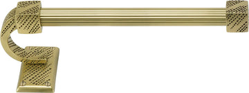 Sutton 12'' Hand Towel Bar Right, Reeded Handle, Florentine Gold Finish 2211R/FG