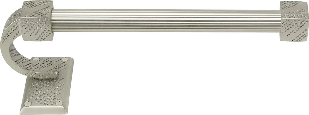 Sutton 12'' Hand Towel Bar Right, Reeded Handle, Satin Nickel Finish 2211R/SN