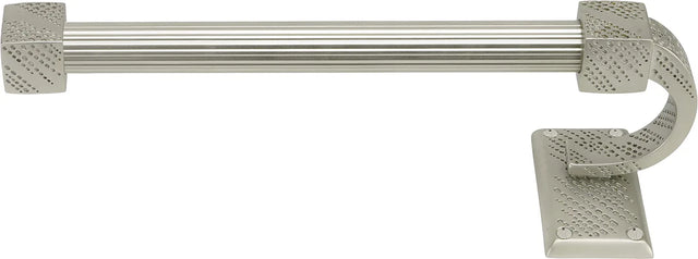 Sutton 8'' Hand Towel Bar Left, Reeded Handle, Satin Nickel Finish 2210R/SN