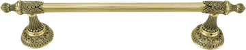 Hampton Crystalized 24'' Towel Bar, Decorated With Light Colorado Topaz Swarovski Crystals, Burnished Brass Finish 2550/24/BB