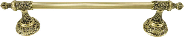 Hampton Crystalized 24'' Towel Bar, Decorated With Light Colorado Topaz Swarovski Crystals, Burnished Brass Finish 2550/24/BB