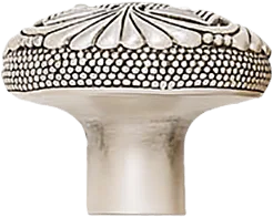 Knob, Clear Crystal Burnish Silver Finish 7145/16