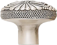 Knob, Clear Crystal Burnish Silver Finish 7145/16