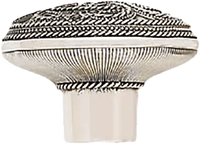 Assorted Knob, Decorated With Swarovski® Peridot Crystal, Burnished Silver 7155/36