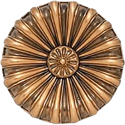 Edgar Berebi Nantucket Knob In Museum Gold Plate 7177-1