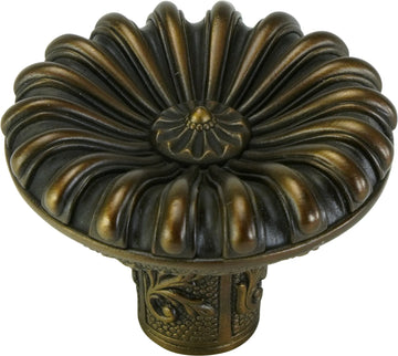 Edgar Berebi Nantucket Knob In Vintage Bronze Plate 7177VB