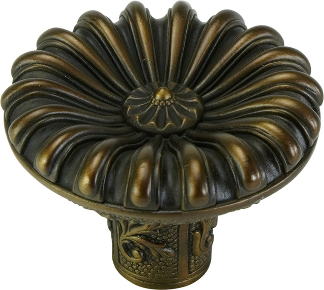 Edgar Berebi Nantucket Knob In Vintage Bronze Plate 7177VB