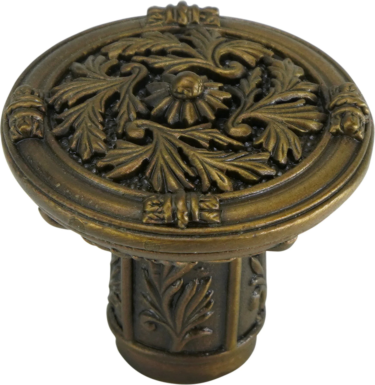 Edgar Berebi Geneve Knob In Vintage Bronze Plate 7179VB