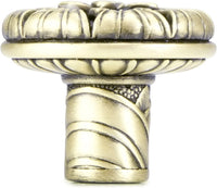 Key Largo Knob 1-1/8'', Burnish Brass 7704BB