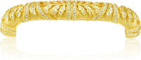 5'' cc Hampton Pull, Clear Crystal Satin Gold Finish 7726SG