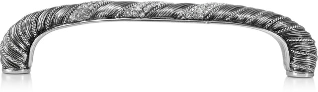 5'' cc Waldorf Pull, Clear Crystal Burnish Silver Finish 7730/16