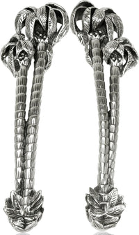 5'' cc Key Largo Pull, Right & Left Pair Burnish Silver Finish 7732/6X