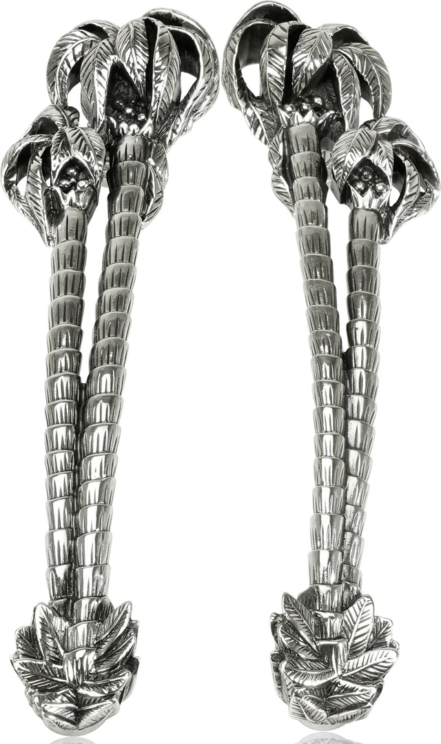 5'' cc Key Largo Pull, Right & Left Pair Burnish Silver Finish 7732/6X