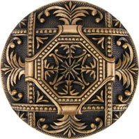 Edgar Berebi Portsmouth Knob In Museum Gold Plate 7744-1