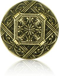 Portsmouth Knob Artisan Brass Finish 7744AB