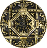 Edgar Berebi Portsmouth Knob In Burnished Brass Plate 7744BB