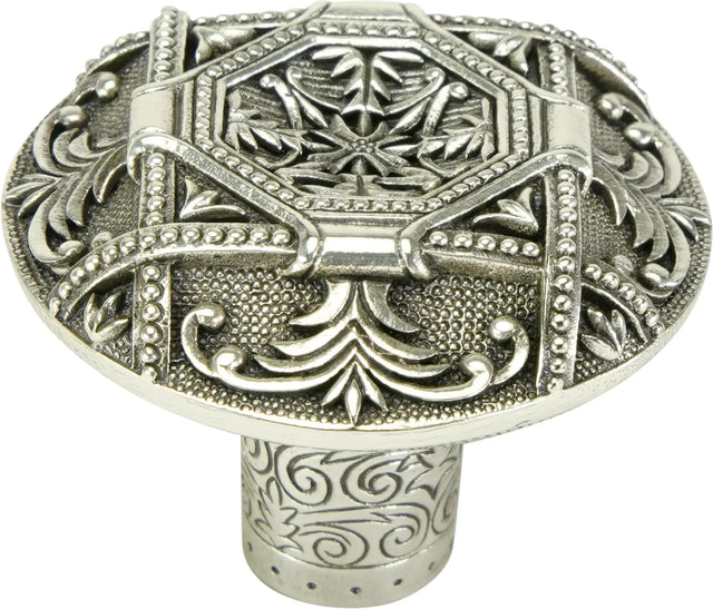 Edgar Berebi Portsmouth Knob In Matte Silver Plate 7744MS