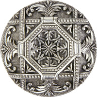 Edgar Berebi Portsmouth Knob In Matte Silver Plate 7744MS