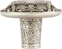 Edgar Berebi Portsmouth Knob In Matte Silver Plate 7744MS