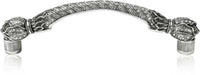 5'' cc Glendale Pull, Clear Crystal Burnish Silver Finish 7751/16